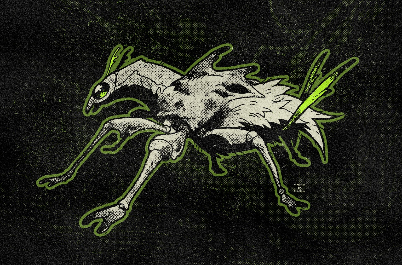 An illustration of a bug-like creature.